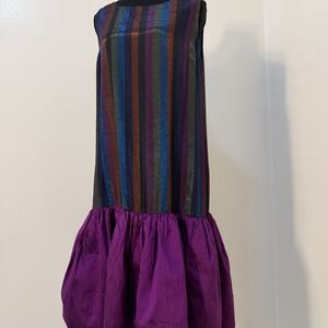 Unique Striped Multicolor Dress